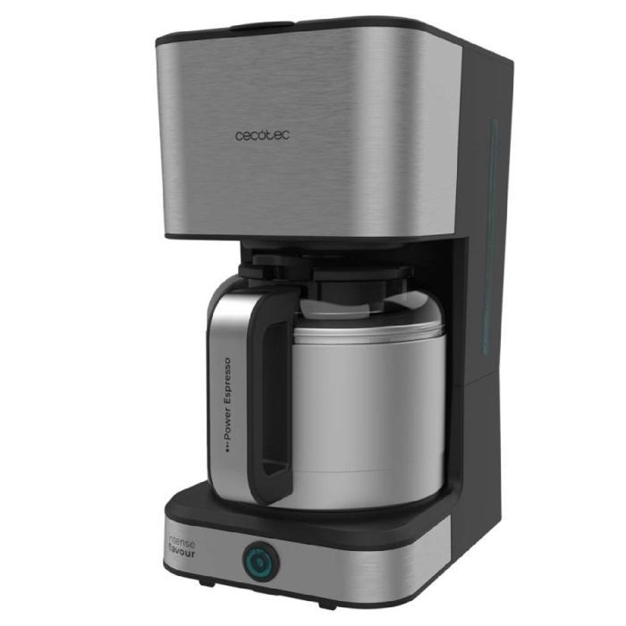 Macchina da caffè filtro Cecotec da 1,2 litri con 66 gocce e termostato, potenza 950 W, 10 tazze, tecnologia ExtremeAroma.