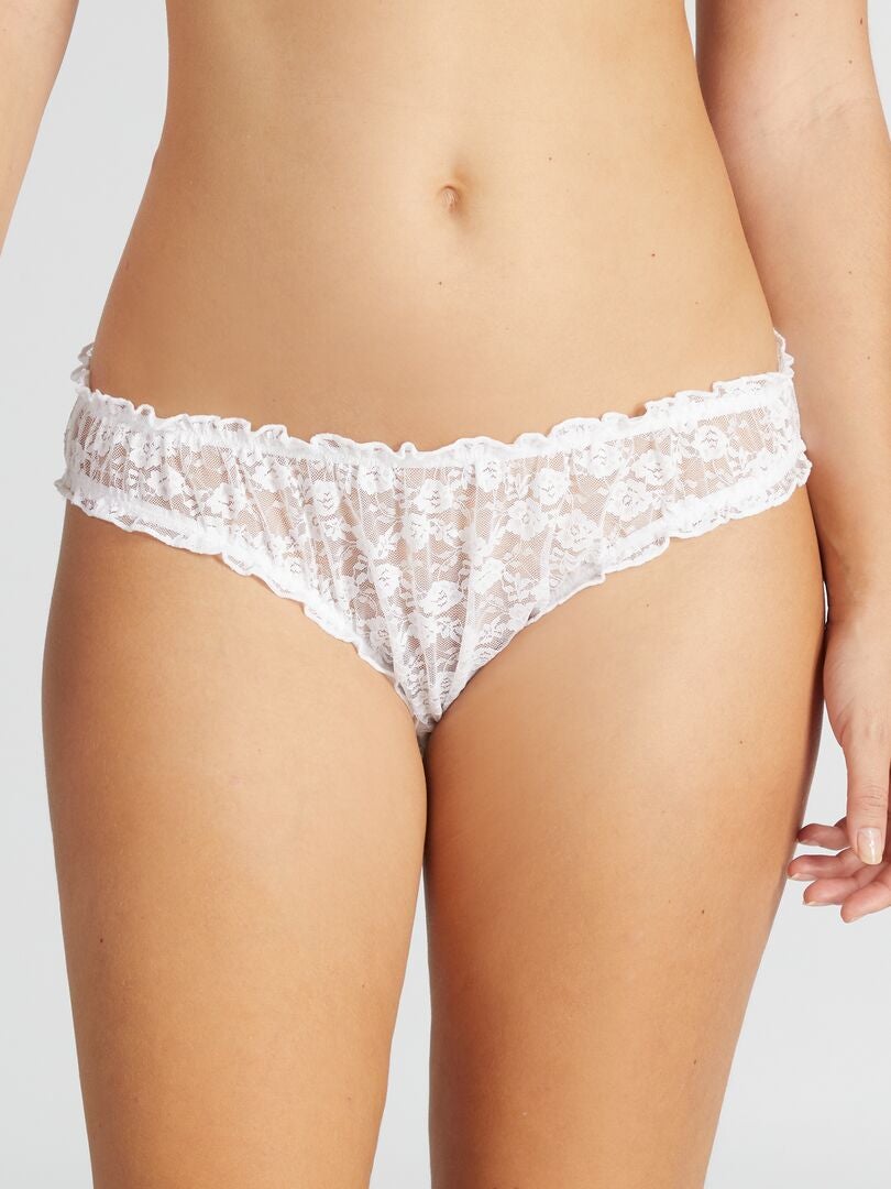 Set van 2 kanten slipjes - irisgroen