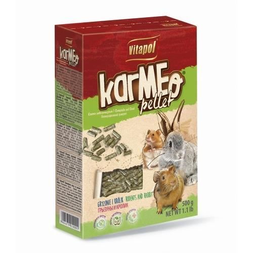 Granulés VITAPOL ZVP-1000 pour Chinchilla, Octodon, Gerbille, Hamster - 500 g
