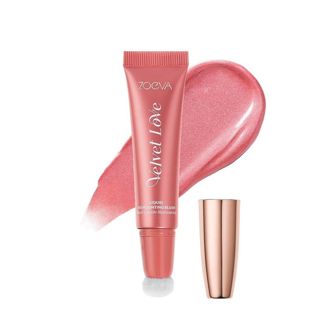 ZOEVA skystas skaistalas „Highlighter Velvet Love“ – 13 ml