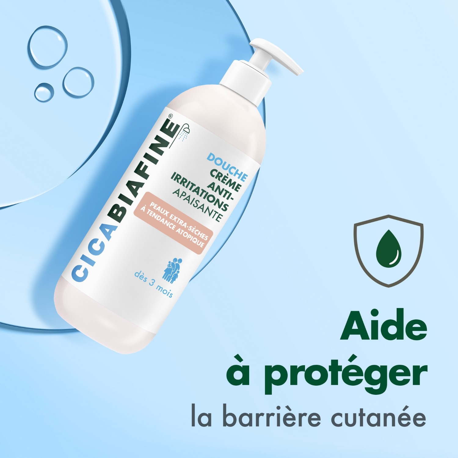 cicabiafine Crème Douche Anti-Irritations Apaisante