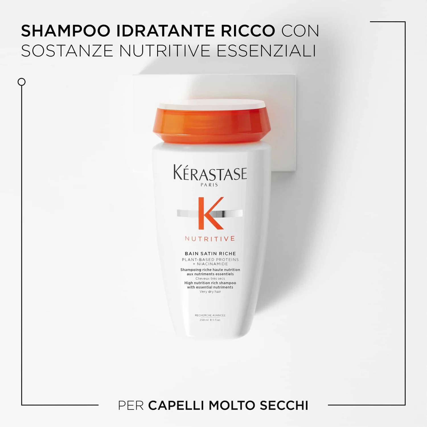 Nutritive Cofanetto Nutritive Holidays 2025 - Cofanetti per Capelli, Shampoo Nutriente, Maschera Idratante Capelli, Spray Termo Protettivo