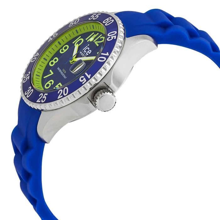 Montre Ice Watch - Enfant - 020363 - Bracelet en Silicone Bleu - Etanche 10 Atm