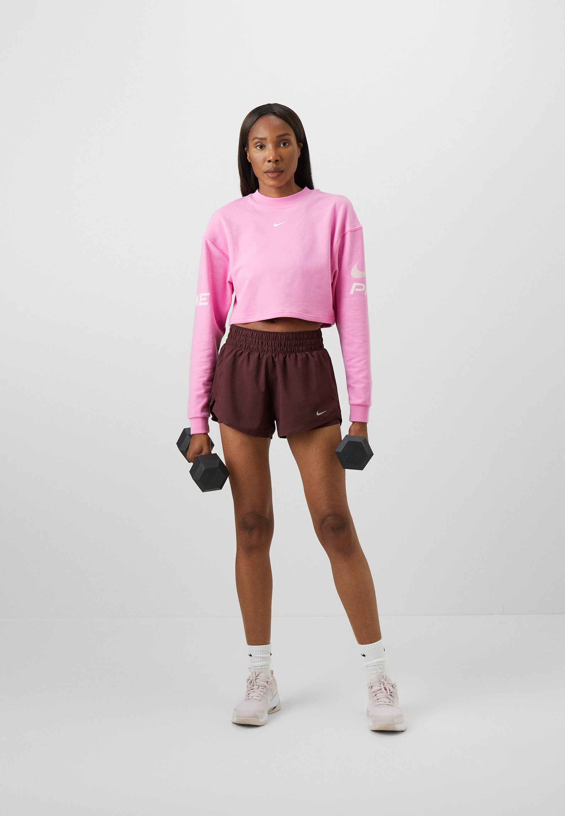 Nike Performance CREW - Sweatshirt - speels roze/roze foam