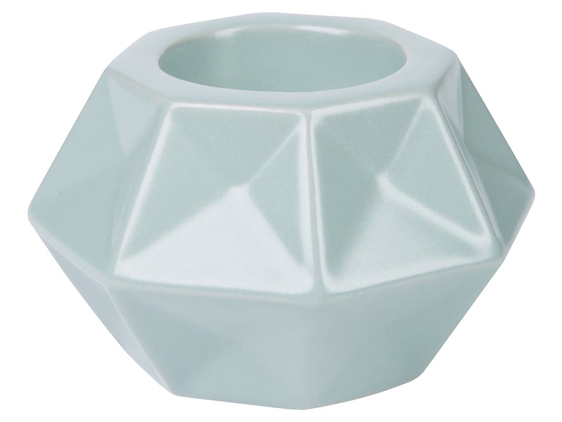 Świecznik ceramiczny 11 cm miętowa