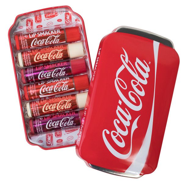 Coca-Cola bundžiņu lūpu balzami Lūpas: balzami un kopšana