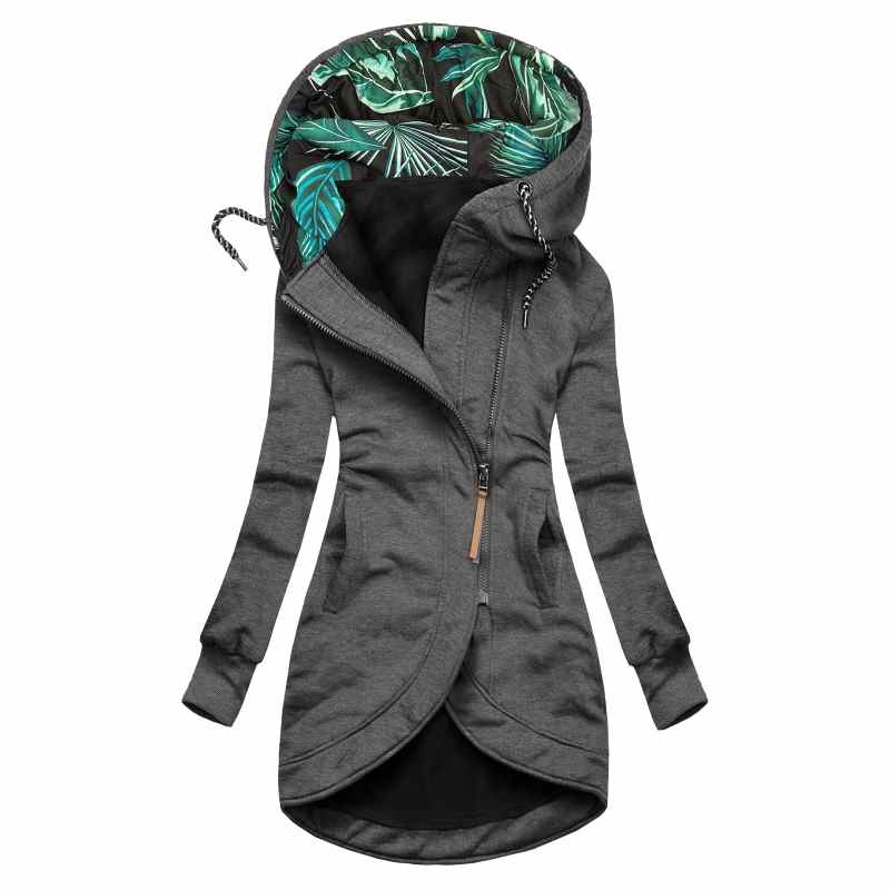 Parkas pour femmes, pulls à capuche slim avec cordon de serrage et coutures unies, vestes d'hiver à capuche, vêtements d'extérieur, manteau femme