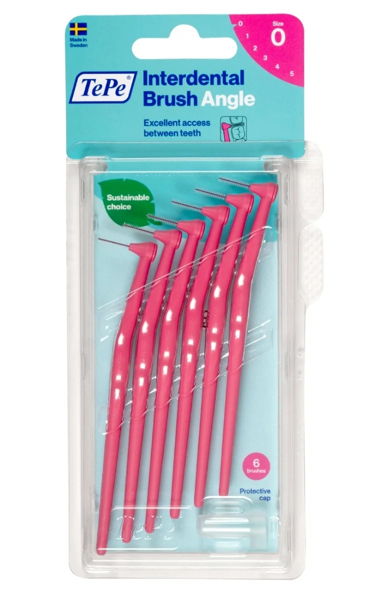 TEPE Tepe Angle Pink Größe ISO 0 Interdentalreinigung