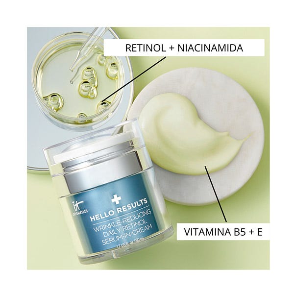 Denní retinolové sérum v krému Hello Results proti vráskám | 50 ml