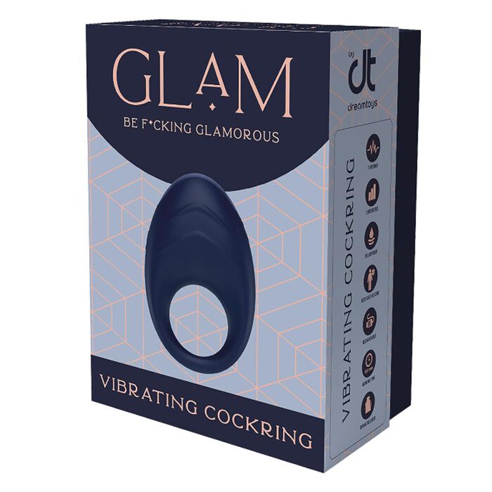 Dream Toys Glam -värähtelevä penisrengas