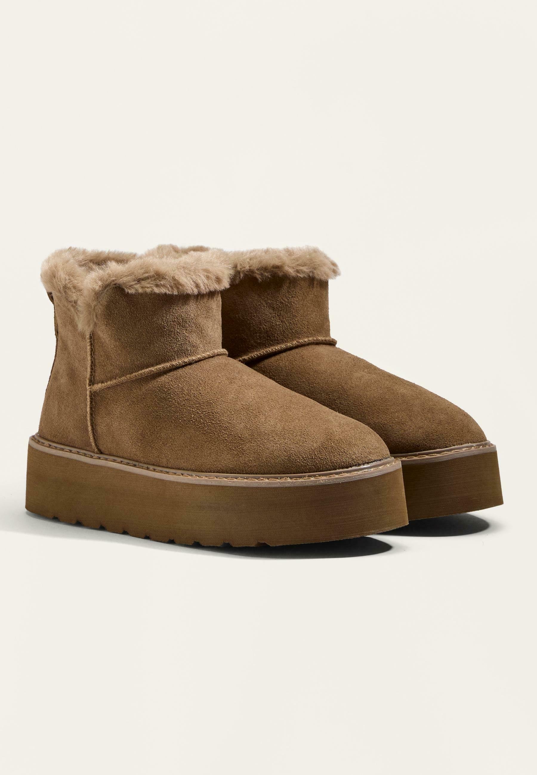 OYSHO winterlaarzen - bruin
