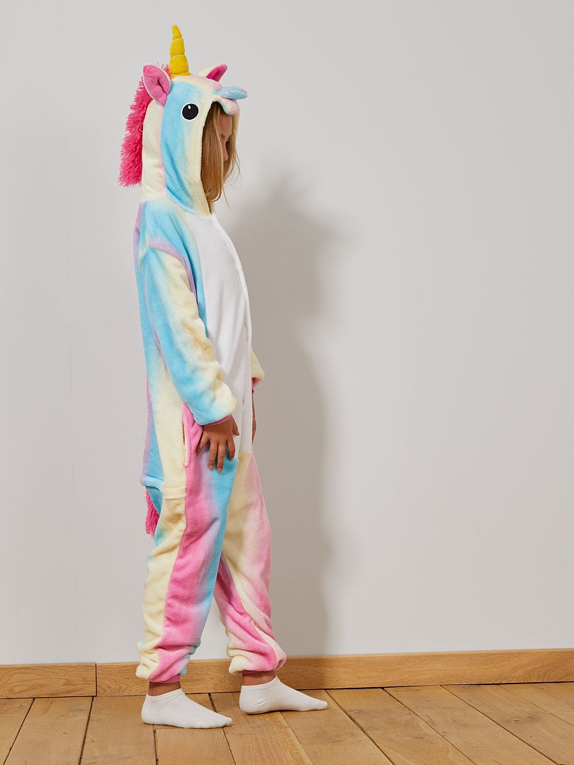 Eenhoorn jumpsuit kostuum - Meerkleurig