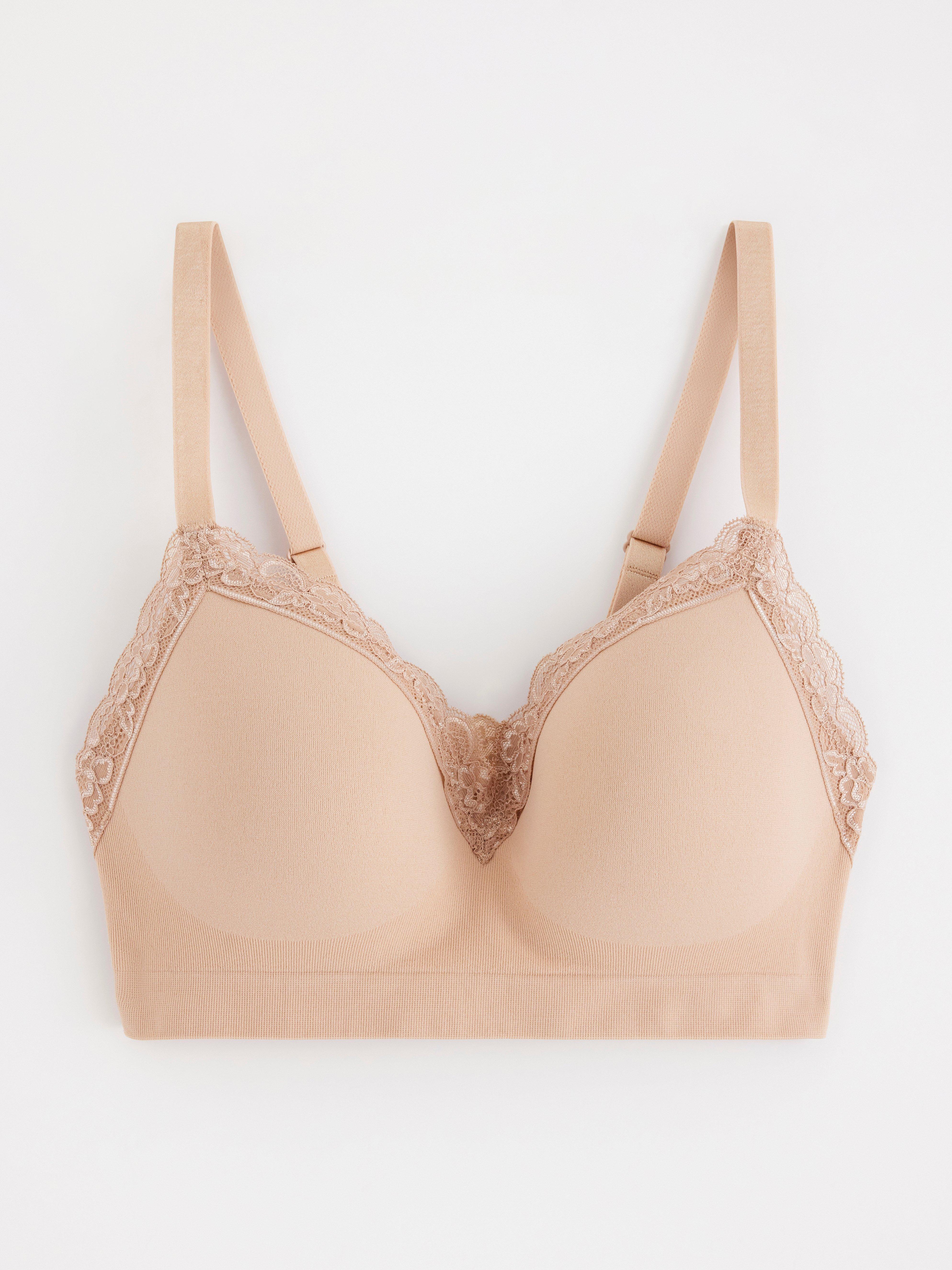 Bygellös protese-bh Beige