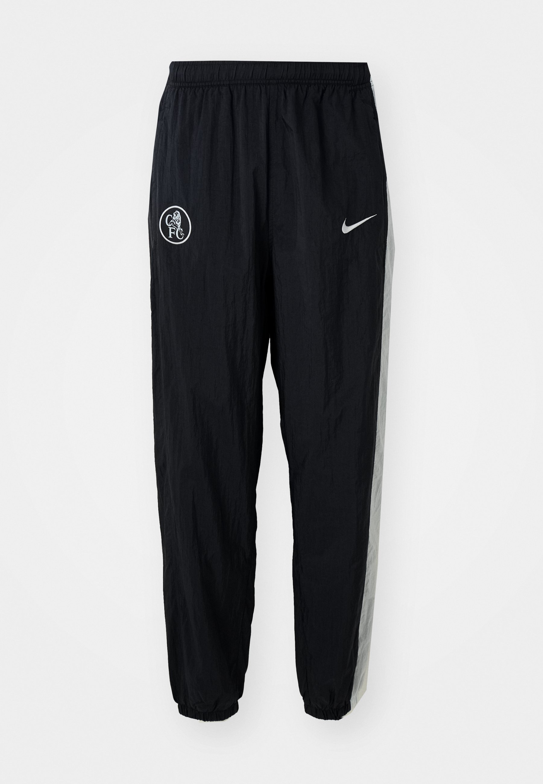 Nike Performance CHELSEA FC DERDE TRACKBROEK - Clubkleding - zwart/veldzilverkleurig
