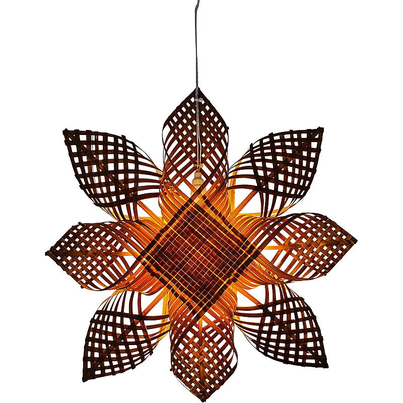 Home Star 45 cm LED bambus natur