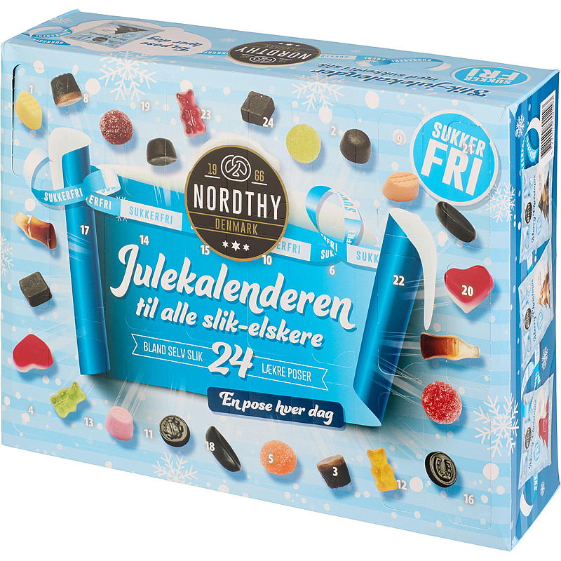 Adventskalender sockerfri 442 g, Nordthy