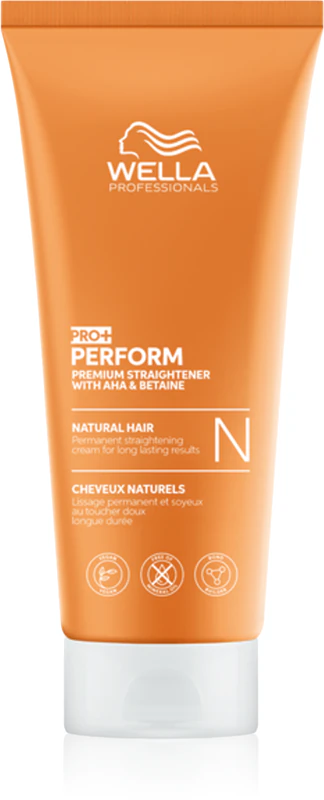 Prancha alisadora Wella Professionals Perform+ e permanente para cabelos naturais