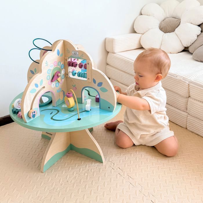 Multi-Game Table - Educational Toy - MAMABRUM - Multifunctional Tree - 4 Activity Zones