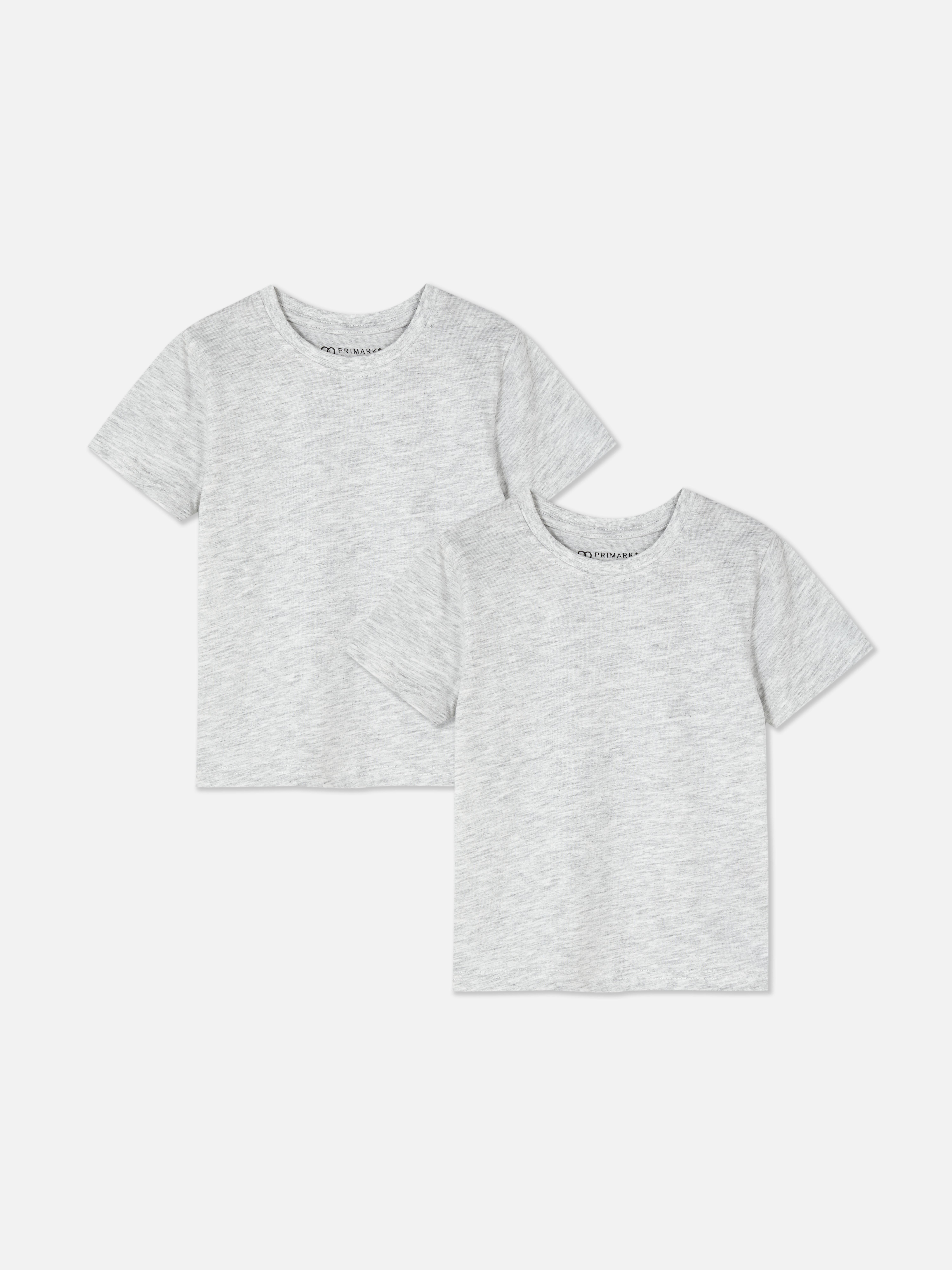 Kurzarm-T-Shirts, 2er-Set. Zwei Kurzarm-T-Shirts zur Vervollständigung der Grundgarderobe.