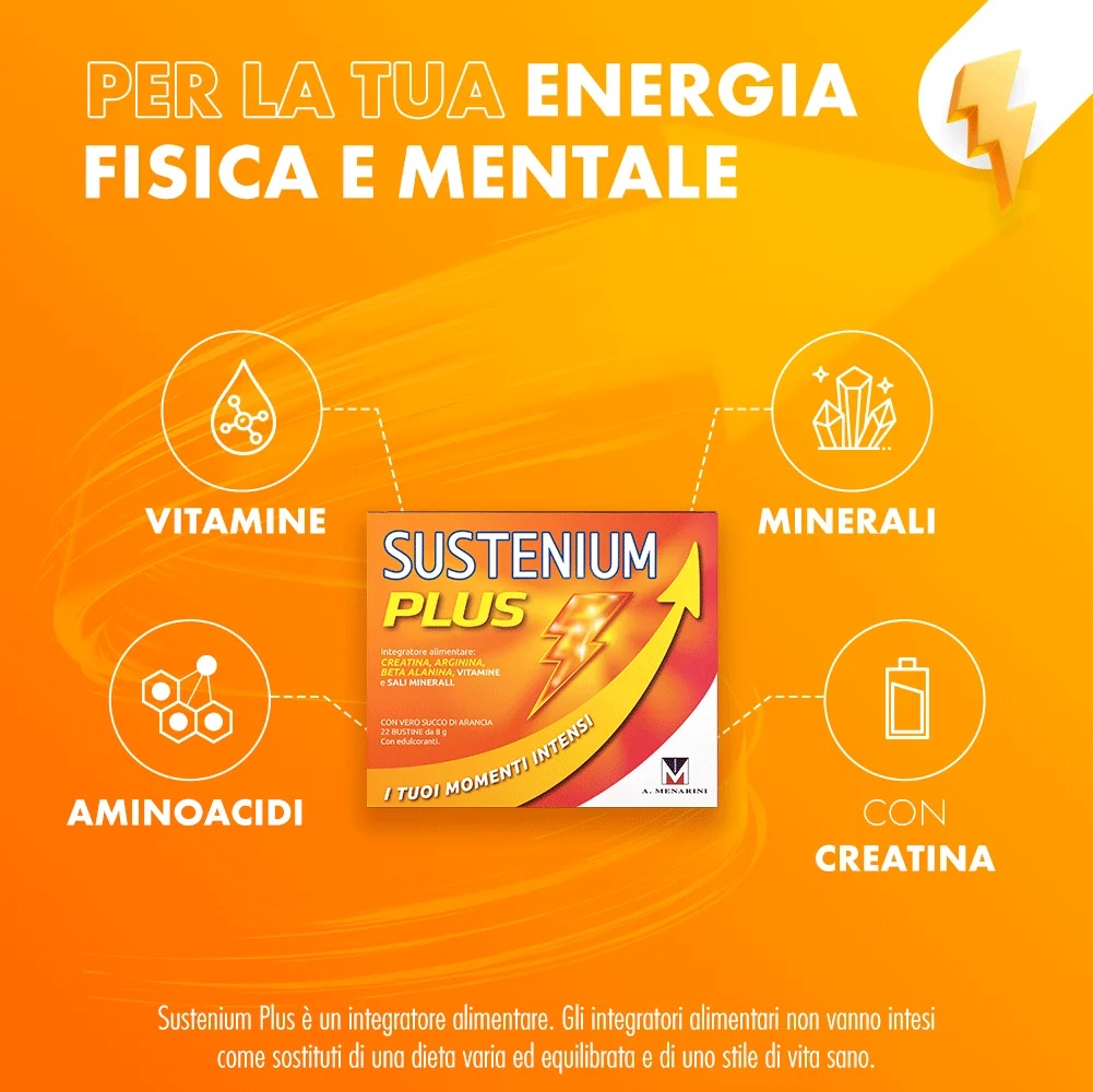 SUSTENIUM Sustenium Plus Intensieve Formule 22 zakjes voor maximale energie