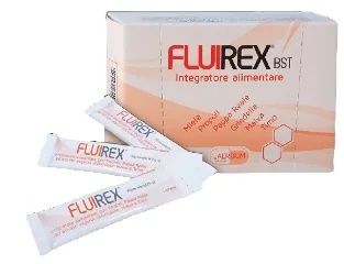 Fluirex voedingssupplement voor de gezondheid van de luchtwegen, 20 zakjes.