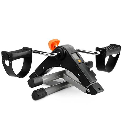 Exercício manual dobrável com pedal Gridinlux para pernas e exercícios passivos.