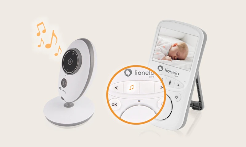 Lionelo Care Babyline 5.1 elektroniskais bērnu monitors ar kameru