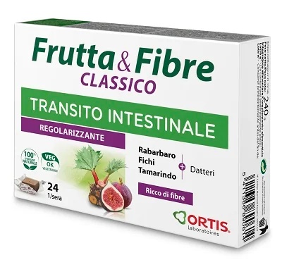 FRUITS ET FIBRES Fruits et fibres classiques 24 cubes pour favoriser le transit intestinal