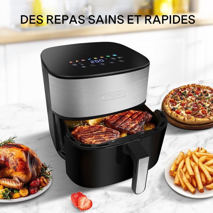 Heißluftfritteuse – KOTICIDSIN – KotiCidsin – 2000 W – 9 l – LED-Touchscreen