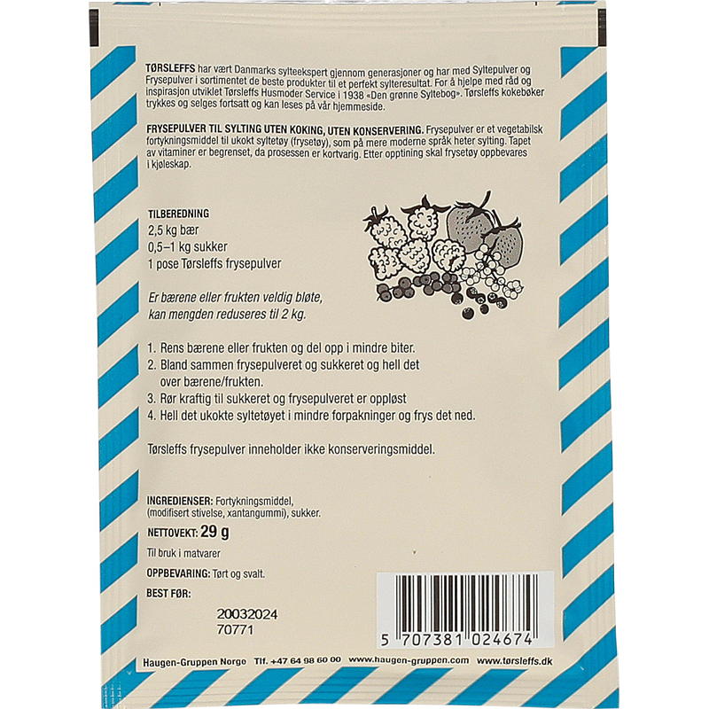 Gefrierpulver 29 g Tørsleffs