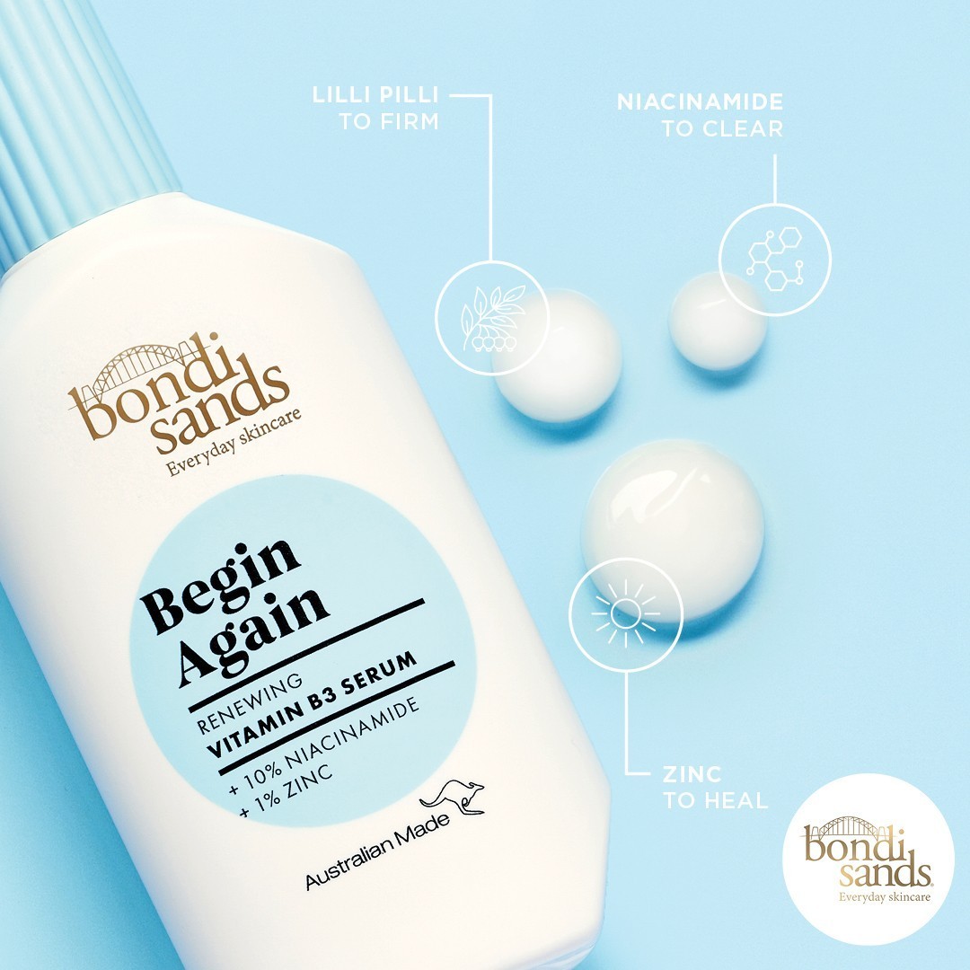 Vlažilni serum Bondi Sands z vitaminom B3 Begin Again - 30 ml