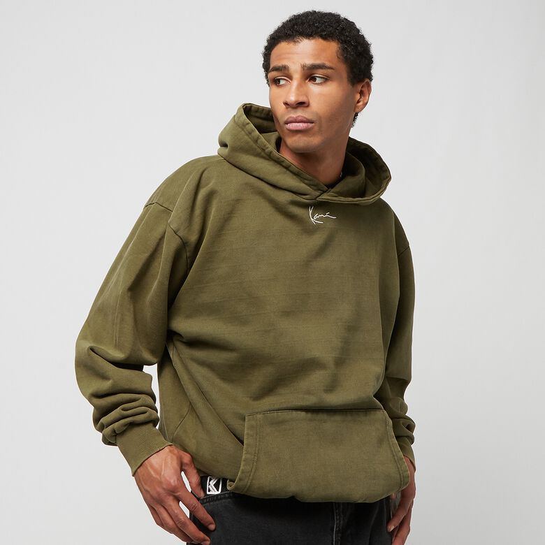 Mała bluza z kapturem Signature Oversize Heavy Sweat Washed