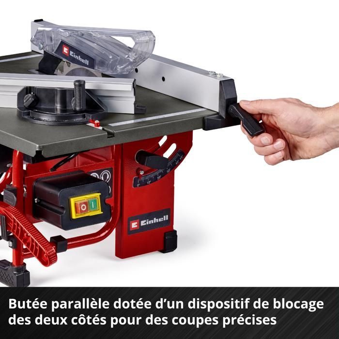Einhell TC-TS 8 I Table Saw (800 W, 45 mm cutting height, 200 mm blade)