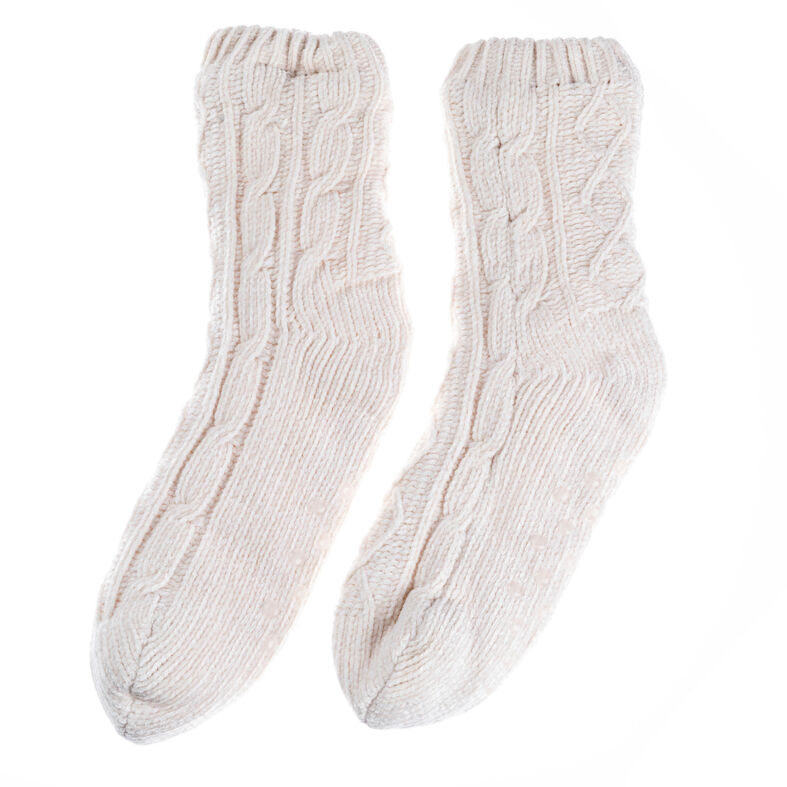 Calzini beige da donna