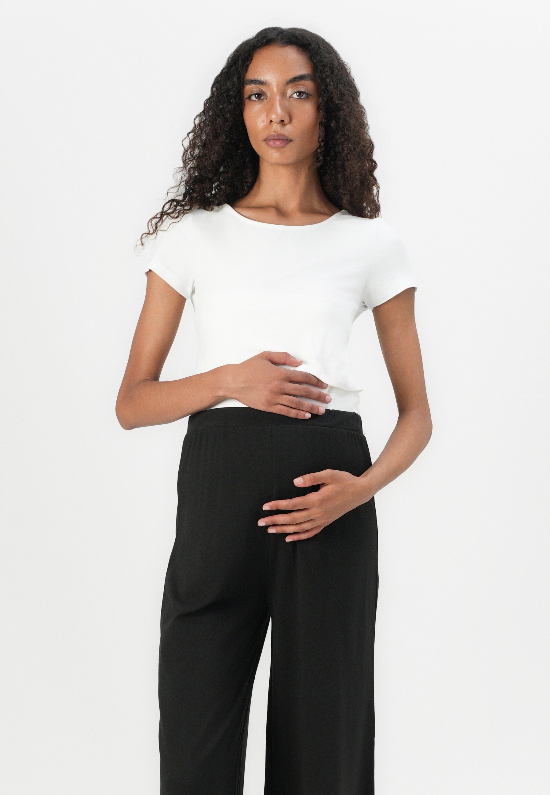 MAMALICIOUS WIDE JRS HW - Broek - zwart