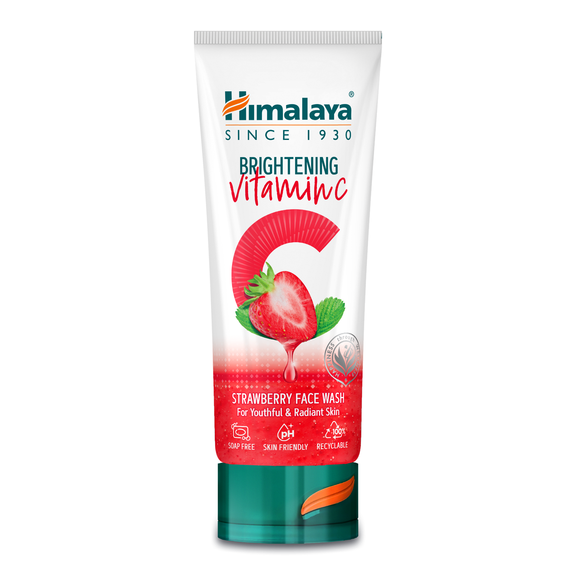 Zemeņu C vitamīna sejas tīrīšanas līdzeklis Sejas tīrīšanas līdzeklis no aptiekas