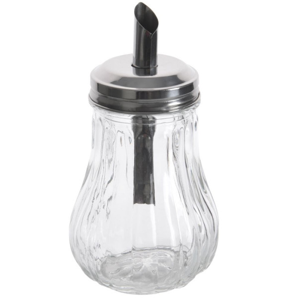 Cukierniczka z dozownikiem szklana 190 ml