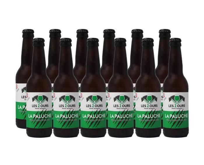 LES 2 OURS - BIERE LA PALUCHE IPA - 33cl - Lot de 12 bouteilles