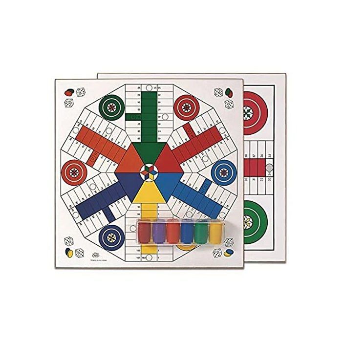 Parcheesi Bordspel - Cayro - Hout - 4 en 6 spelers - Duurzaam - Gemakkelijk mee te nemen