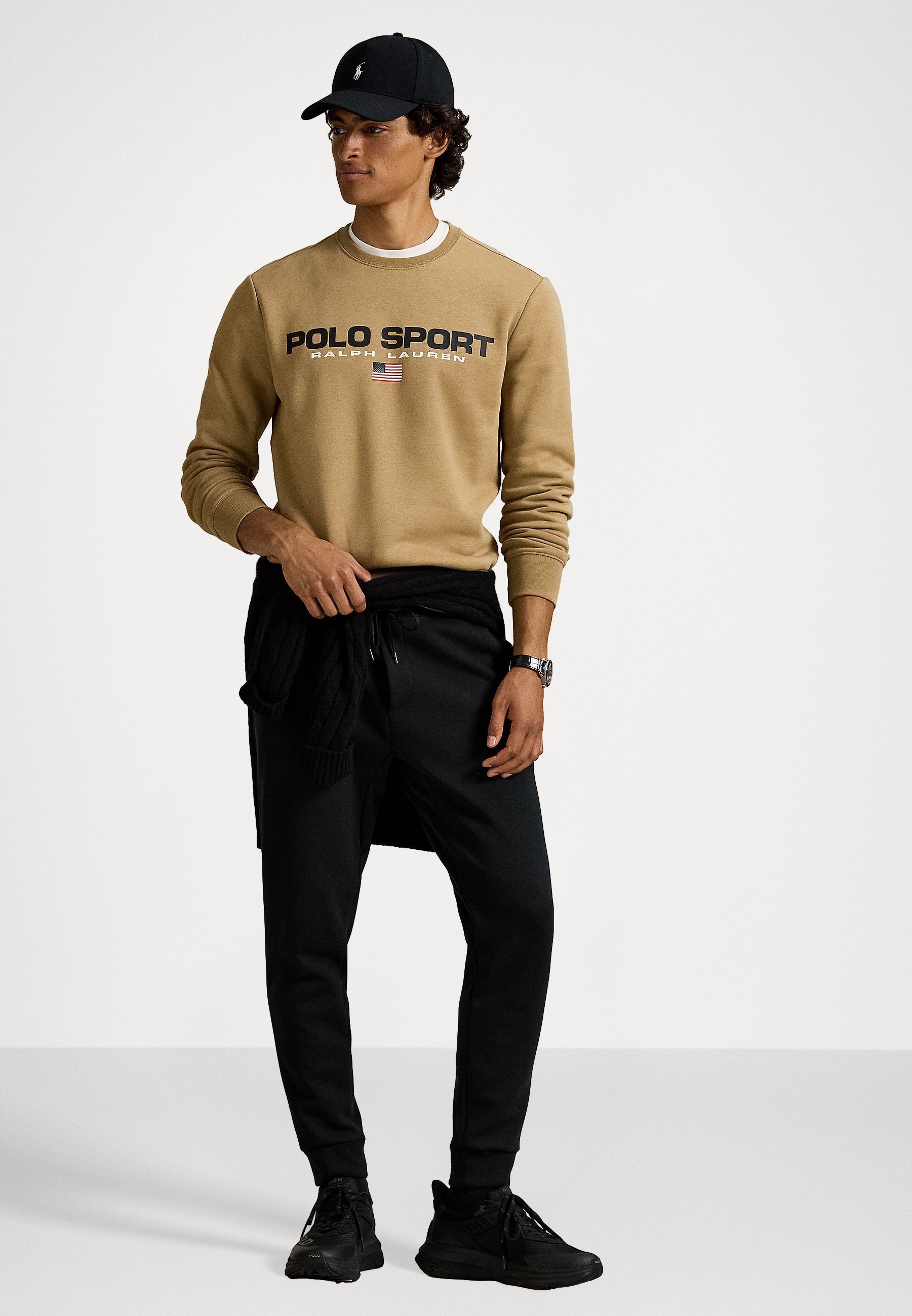 Felpa a maniche lunghe Polo Ralph Lauren - color kaki deserto