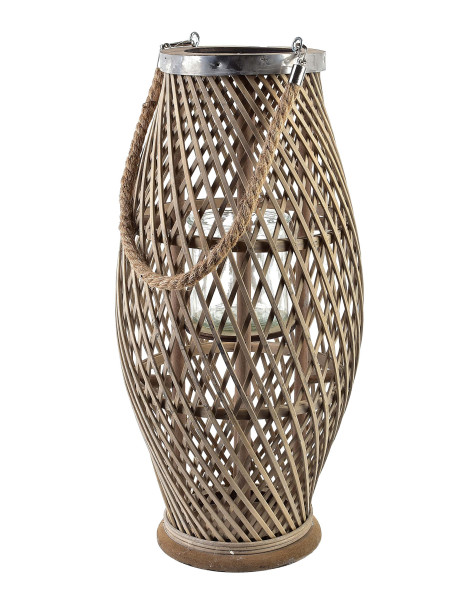 Lampion LUCIE GREY 23xh48cm