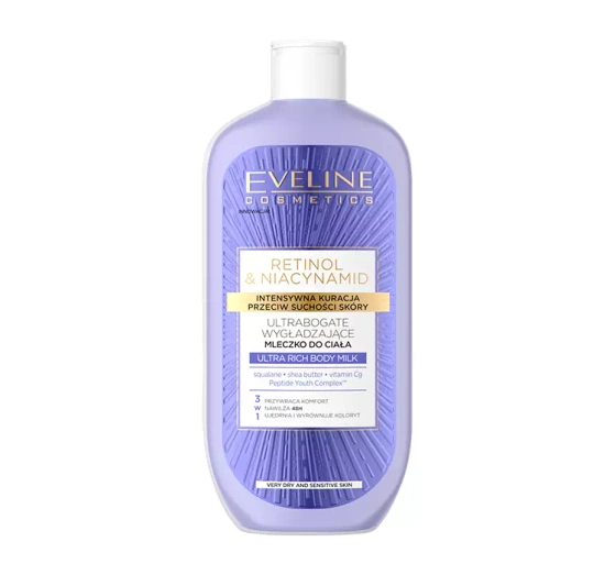 Eveline Cosmetics Retinol & Niacynamid wygładzające mleczko do ciała 350 ml