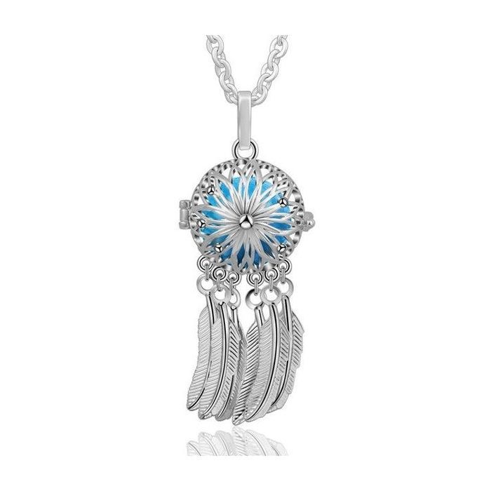 Pregnancy bola flower dreamcatcher blue ball