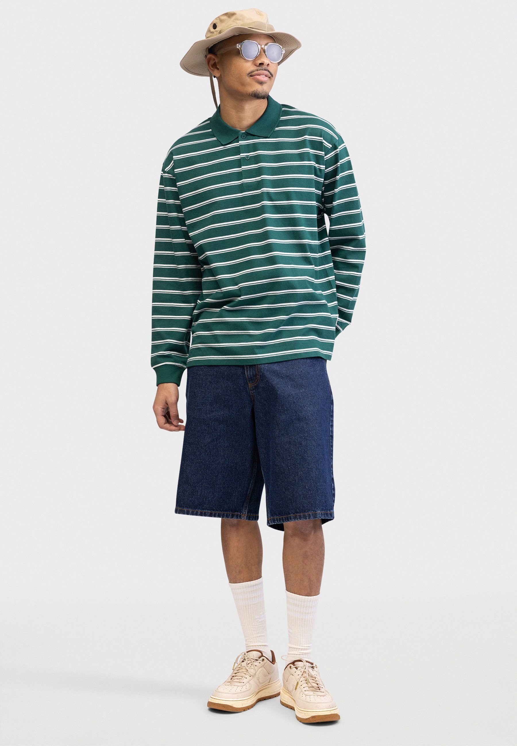Camiseta Polo Wesley Rebel Oversized - Camisa polo - floresta tropical