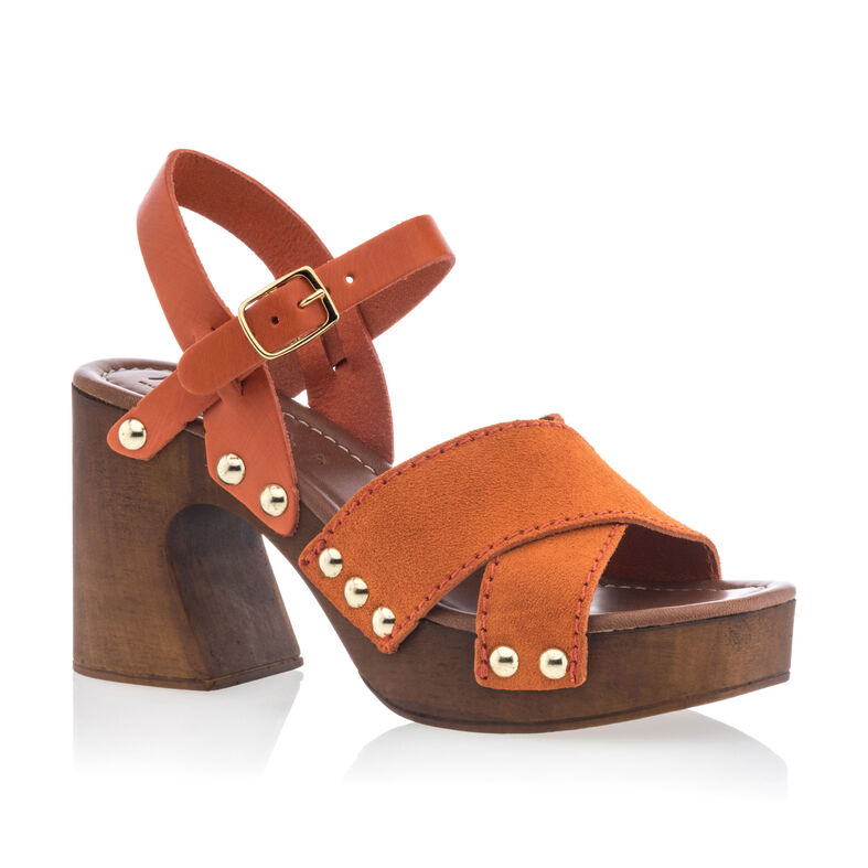 Mules / sabots Femme Orange