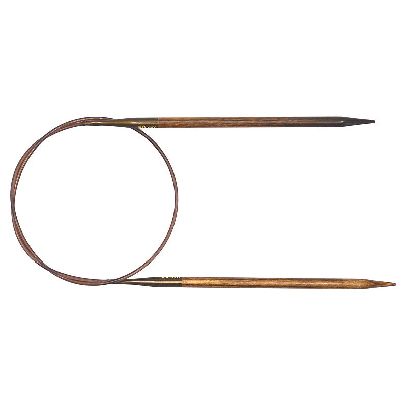 Aguja circular de 60 cm y 5,0 mm de abedul