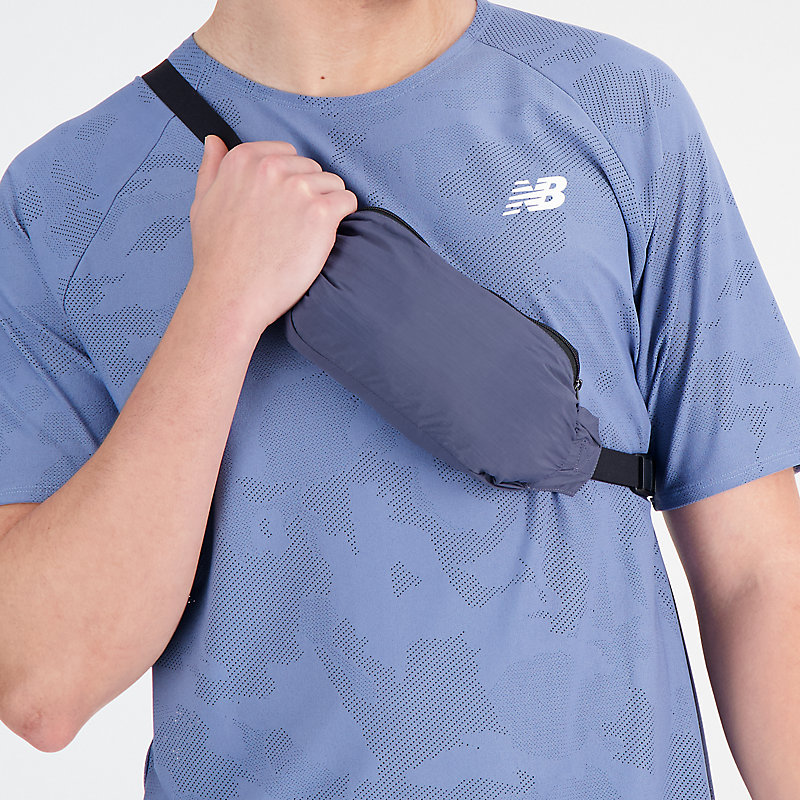 Jaqueta masculina Impact Run dobrável com estampa gráfica - JUNIPER