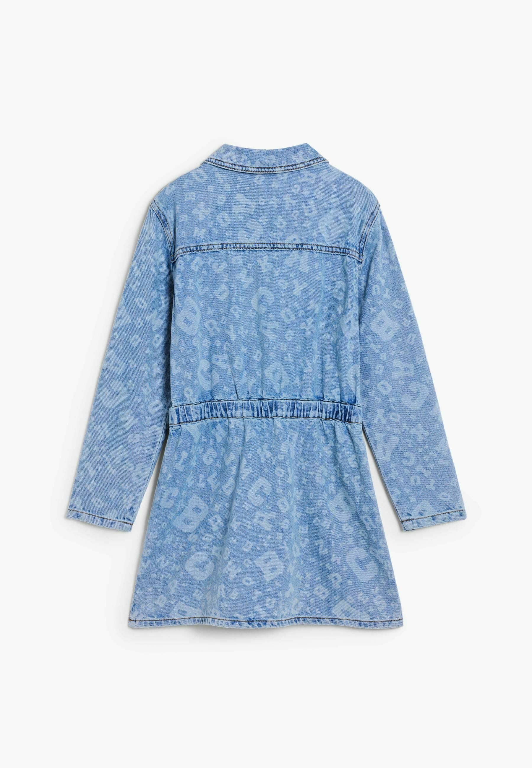 Desigual MINI Z NADRUKIEM - Sukienka jeansowa - niebieska