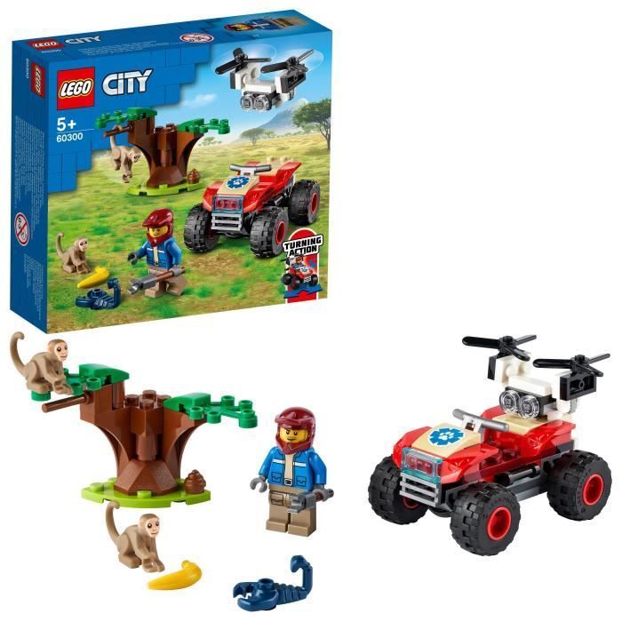 LEGO® 60300 City Wildlife Wildlife Rescue Quad Bike with Minifigures