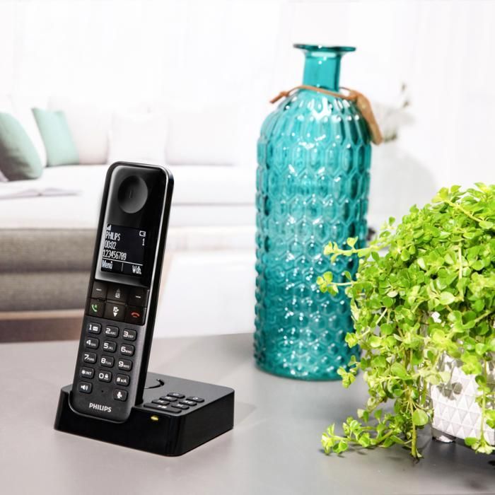 Philips Téléphone D4751B/01, Sans Fil